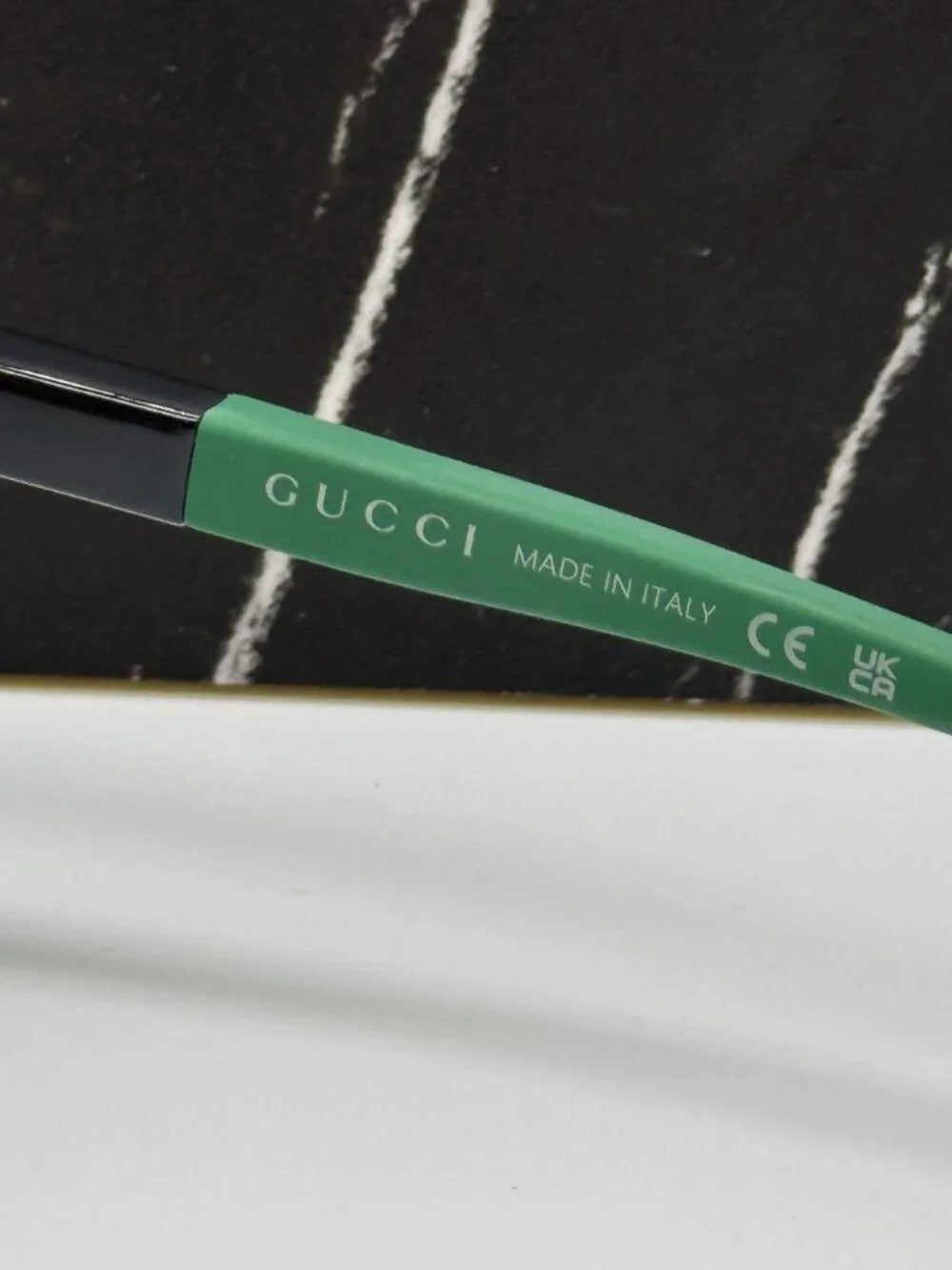 NEW GUCCI GG1735S 005 BLACK/GREEN UNISEX SUNGLASSES